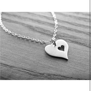 Gift for‎ Grandma • Two Heart Charm Bracelet• Grandmother Jewelry